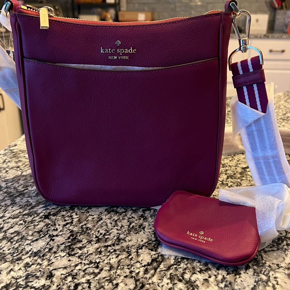 BRAND NEW WITH TAGS Kate spade crossbody bag with little ID case/coin purse.